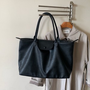 กระเป๋าสะพายข้างความจุขนาดใหญ่สีดำกันน้ำมีซิปสำหรับผู้หญิงเดินทางพักผ่อน - Product Image 3