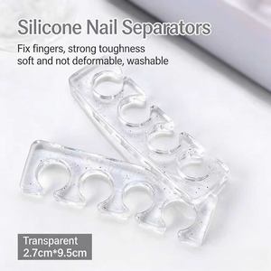Separador de Dedos para Uñas, Protector de Dedos, Separador de Uñas, Cojín Suave, Abrazadera para Pies, Dispositivo de Separación de Cinco Dedos de Silicona - Product Image 6