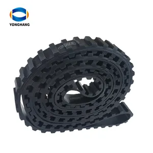 Wear-resisting Rubber Caterpillar Tracks Krone Rubber Chain For Krone Hay Press Baler Machine