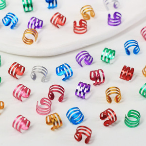 Teumshein 2026 Juego de 40 Rulos Circulares Metálicos sin Calor para Peinado - Product Image 3