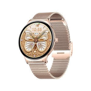 V89 Smartwatch 1,43 "AMOLED Pantalla redonda Caja de metal ultrafina Banda de acero Seguimiento de fitness Logotipo personalizado Multi-idioma (Unisex) - Product Image 1