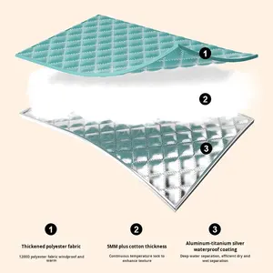 <span class=keywords><strong>Rideau</strong></span> <span class=keywords><strong>de</strong></span> <span class=keywords><strong>douche</strong></span> thermique d'hiver 3D épaissi, auvent <span class=keywords><strong>de</strong></span> bain imperméable <span class=keywords><strong>en</strong></span> polyester avec revêtement <span class=keywords><strong>en</strong></span> aluminium, isolation thermique pour la salle <span class=keywords><strong>de</strong></span> bain à domicile - Product Image 2