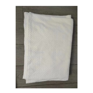 Biểu Tượng Tùy Chỉnh Trắng Jacquard Người Lớn <span class=keywords><strong>Hajj</strong></span> <span class=keywords><strong>Ihram</strong></span> Khăn Sợi Nhỏ Bông <span class=keywords><strong>Hajj</strong></span> Khăn - Product Image 3