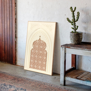 <span class=keywords><strong>Art</strong></span> mural architectural arabe personnalisé, artisanal, islamique, en résine époxy 3D, sculpture sur MDF, adapté à la décoration de la maison, de la mosquée, peintures - Product Image 5