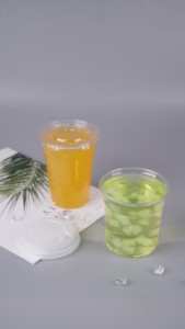 Vasos Transparentes de PET de 98 mm de Diámetro, Impresión de Serigrafía, Muestra Gratuita, Forma Redonda, Soporte OEM/ODM, Proveedor Mayorista - Product Image 5