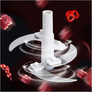 Nouvel arrivage : Hachoir manuel en plastique pour viande, légumes et oignon, avec fonction de broyeur et trancheur - Product Image 5