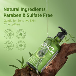 Gel de Baño Orgánico de Aceite de Árbol de Té de 500 ml, Fórmula Antibacteriana para el Acné de Espalda, Picazón, Pie de Atleta y Mal Olor Corporal para Activos - Product Image 4