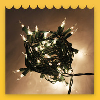 Innen- und Außenbereich Weihnachtsbeleuchtung 40 Fuß 200 LEDs Grün Warmweiß Mini-Weihnachtsbaum-Lichter IP44 Wasserdicht Ra80 CRI 1 Jahr Garantie