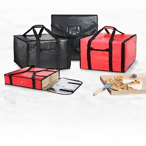 Pizza Picknick Lunchbox Grote Capaciteit Rugzak Geïsoleerde Ijs Zak Multi Functionele Aluminiumfolie Isolatie Koeltas