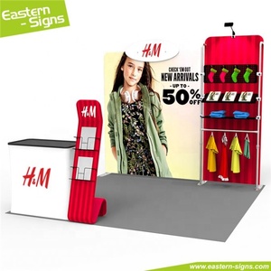 Precio de fábrica de aluminio, tela de tensión de la promoción 3x3 tamaño exposición cabina con gran precio - Product Image 6