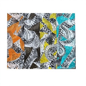 Tela de Voile de Algodón Orgánico Peinado de Primera Calidad, Transpirable, para Ropa de Boda, Impresión Digital Personalizada, Ecológica, Africana, para Niñas - Product Image 2