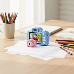กล้องถ่ายรูปเด็กแบบพกพา ถ่ายภาพ วิดีโอ เล่นเกม ฟังเพลง กล้องดิจิตอล HD - Product Image 6