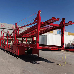 Semirremolque Portacoches de Doble Plataforma de 3 Ejes para 6-10 Vehículos, con Elevación Hidráulica, Capacidad de Carga de 15 Toneladas y Capacidad para 8 Autos, Superventas - Product Image 1