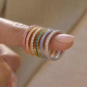 Anillo de Acero Inoxidable con Circonitas, Modelo 123655, Joyería para Mujer, Regalo, Forma Redonda, Origen Yiwu - Product Image 2