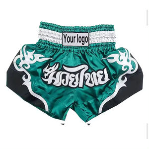 Pantalones Cortos de Muay Thai de Primera Calidad, Ropa de Gimnasio con Logotipo Personalizado, Kimono de Jiu Jitsu, Equipo de Boxeo Personalizado, Pantalones Cortos de Entrenamiento de Gimnasio - Product Image 2