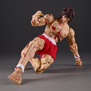 Nueva Figura de Manga, Estatua de Son of Ogre, Hanma <span class=keywords><strong>Baki</strong></span>, Versión Dañada en la Batalla Figura de Anime de PVC con 3 Cabezas Intercambiables, Figura de Acción Coleccionable, Regalo - Product Image 5