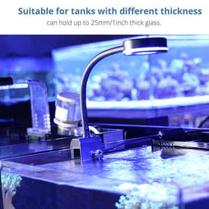 <span class=keywords><strong>Lampe</strong></span> d'<span class=keywords><strong>aquarium</strong></span> <span class=keywords><strong>LED</strong></span> intelligente à clipser pour <span class=keywords><strong>eau</strong></span> salée, <span class=keywords><strong>lampe</strong></span> pour <span class=keywords><strong>aquarium</strong></span> d'<span class=keywords><strong>eau</strong></span> <span class=keywords><strong>de</strong></span> <span class=keywords><strong>mer</strong></span> avec rotation à 360° - Product Image 2