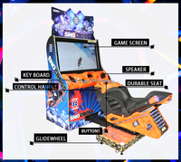 Offre Spéciale D'attractions SNO CROIX Motor Bike Racing Machine de Jeu À Monnayeur Simulateur Arcade Machine De Jeu De Conduite