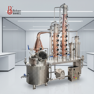 Équipement de distillation en cuivre Boben 125L / Distillateur de moonshine / Distillerie avec tour pour 99,9% d'alcool éthylique - Product Image 2