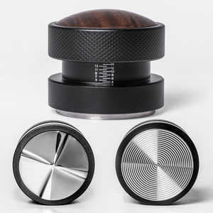 Distribuidor De Café De 53mm Para Portafiltros De 54mm - Herramienta De Nivelación Para Espresso, Incluye Base De Silicona