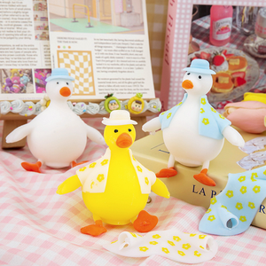 Cartoon Kawaii Dressed Duck Squishy <b>Toy</b> Cute Duck Squeeze <b>Toy</b> Stress Relief Fidget <b>Toy</b> <b>for</b> Kids <b>Adults</b> - Product Image 6