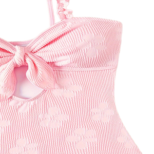 Trajes <span class=keywords><strong>De</strong></span> Bano <span class=keywords><strong>Mayo</strong></span> Pink Bow Girls Womens Traje <span class=keywords><strong>de</strong></span> baño Vintage Ruffles Traje <span class=keywords><strong>de</strong></span> baño <span class=keywords><strong>de</strong></span> una pieza para mujer - Product Image 5