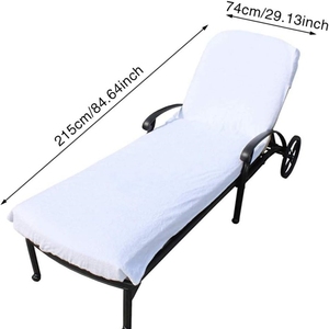 Lussuoso telo coprisedia a sdraio per piscina in spugna di cotone 100%, telo personalizzato per <span class=keywords><strong>lettino</strong></span> prendisole <span class=keywords><strong>da</strong></span> <span class=keywords><strong>spiaggia</strong></span> con tasche laterali - Product Image 6