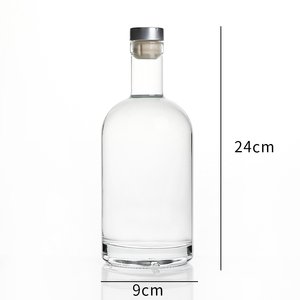 Bán Buôn 250Ml <span class=keywords><strong>375Ml</strong></span> 500Ml <span class=keywords><strong>750Ml</strong></span> 1000Ml Whisky Vodka Tequila Chai Rõ Ràng Vòng <span class=keywords><strong>Glass</strong></span> Rượu Rượu Chai Rượu Vang - Product Image 3