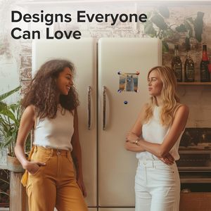 Imán de Refrigerador de Cristal Transparente con Superficie Curva, Resistente a los Arañazos y al Agua, para Decoración del Hogar, Venta al Por Mayor Promocional - Product Image 6