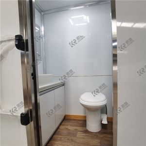 WC de camping portable, douche, toilettes, double porte, toilettes mobiles, remorque - Product Image 3