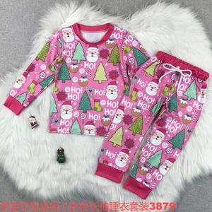 Cadeau de Noël Usine Prix de gros RTS Vêtements pour bébés Pyjamas pour garçons et filles Ensembles à manches longues - Product Image 2