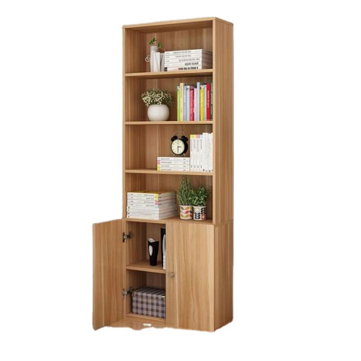 Оптовая Продажа Офис Гостиная мебель современный простой MDF деревянный дисплей узкие промышленный 6 ярус Книжная Полка Стеллаж для выставки товаров книжный шкаф