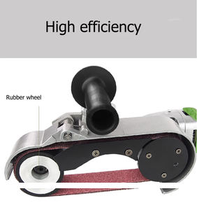 <span class=keywords><strong>Lijadora</strong></span> de Banda Eléctrica Portátil de 800W con Motor, Diámetro de Rueda de 180mm, para Pulir Tubos Cilíndricos de Acero Inoxidable, Fácil de Operar - Product Image 5