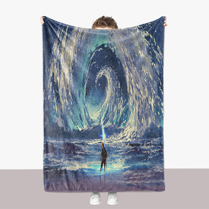Couverture en peluche personnalisée et sur mesure pour lit et canapé, personnalisation DIY avec n'importe quelle image, couvertures en flanelle - Product Image 2