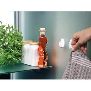 ตะขอรูปวงรีขนาดเล็ก 'powerstrips' 3ตะขอ + 4แถบ - Product Image 4