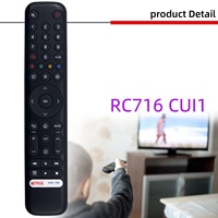 RC716 CUI1 Compatible con el Control Remoto del Televisor TCL RC716 CUI1 CMI3 CUI6 CU11 CM13 CU16