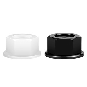 Tuerca de brida de nailon Juda Hardware M3-M12 con cabeza hexagonal de plástico roscada y arandela antiaflojamiento - Product Image 5