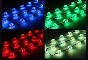 ไฟ LED ทรงกลม SHIJI <span class=keywords><strong>Madrix</strong></span> DC24V UCS1903 ขนาด 35 มม. แบบพิกเซล RGB สีเต็มรูปแบบ กันน้ำกลางแจ้ง IP67 สำหรับตกแต่งในเทศกาล ควบคุมผ่านแอป - Product Image 5