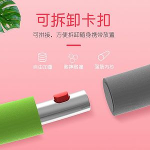 Soft Hula Hoop For Waist Slimming With Counter Fitness Equipment For Adults And Kids Gray Powder Blue Gray Green Gray PP - Product Image 3