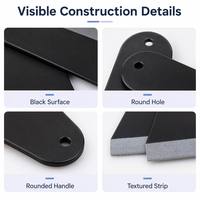 Carte de pose ergonomique pour protecteur d'écran avec bord souple et trou de suspension pour une installation fluide des films de protection de téléphone, vente en gros OEM