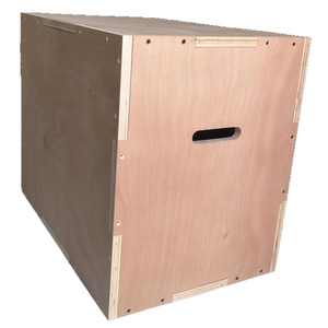 High Quality 3-size Detachable Portable Wooden Plyo Box Jump Box Fitness Equipment for CrossFit Gym & Home <b>Strength</b> <b>Training</b> - Product Image 1