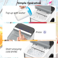 Meilleure machine à glaçons électrique - Automatique, portable, mini, pour comptoir, pour usage domestique, automobile et hôtelier