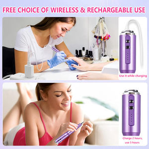 Taladro Eléctrico Recargable <span class=keywords><strong>para</strong></span> <span class=keywords><strong>Uñas</strong></span> 2024 de Alta Calidad con Motor sin Escobillas, 20000 RPM, Profesional <span class=keywords><strong>para</strong></span> Uso Doméstico y en Salón de Belleza, <span class=keywords><strong>Lima</strong></span> de <span class=keywords><strong>Uñas</strong></span> <span class=keywords><strong>para</strong></span> Pedicura - Product Image 2