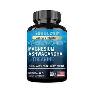 Integratori di Cortisolo in Capsule con Glicina, Magnesio e <span class=keywords><strong>L</strong></span>-teanina per <span class=keywords><strong>l</strong></span>'Equilibrio Ormonale - Supporto per Emozioni, Relax, Concentrazione e Sonno - Product Image 1