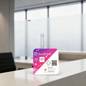 Portachiavi RFID Mini Personalizzato con Chip NFC 213 215 216 da 13,56 MHz, Carta Impermeabile in Resina Epossidica per Biglietti da Visita, Hotel e Pagamenti - Product Image 1
