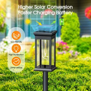 Lampes solaires de jardin, éclairage extérieur étanche pour cours et pelouses, ampoules tungstène, éclairage paysager pour allées, lampes solaires au sol – Approvisionnement direct usine - Product Image 6