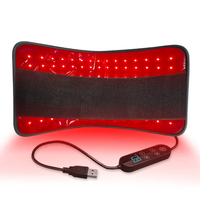 GYMMAX Harga Baru 120 LED Perangkat Cahaya Merah Produsen Sabuk Pinggang Perawatan Tubuh yang Dapat Dipakai untuk Perawatan Tubuh Harian Pinggang dan Perut dengan Timer