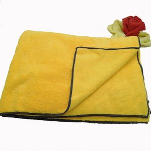 ผ้าไมโครไฟเบอร์เช็ดรถแบบสองชั้น ซุปเปอร์ซับน้ำ ขนาด 40*60 ซม. ไม่ทำให้เกิดรอยขีดข่วน สำหรับงานดีเทลลิ่งรถยนต์ ขายส่ง - Product Image 3