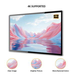 <span class=keywords><strong>ป</strong></span>้ายดิจิทัลติดผนังขนาด 43 55 นิ้ว ความละเอียด Full HD พร้อมจอแสดงผลแบบไร้สาย สมาร์ท WIFI LCD หน้าจอสัมผัส IR สำหรับโฆษณา - Product Image 3