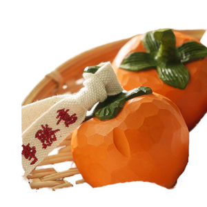 Petite sculpture sur bois écologique pour anniversaire décorations de bureau de Noël ornements et artisanat en bois Shishi <span class=keywords><strong>Ruyi</strong></span> - Product Image 1